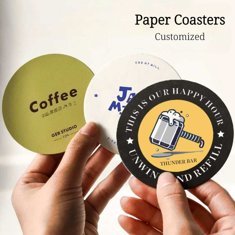 200PCS Coaster Kertas Kustom D - Company Profile Printing ulasan dan harga