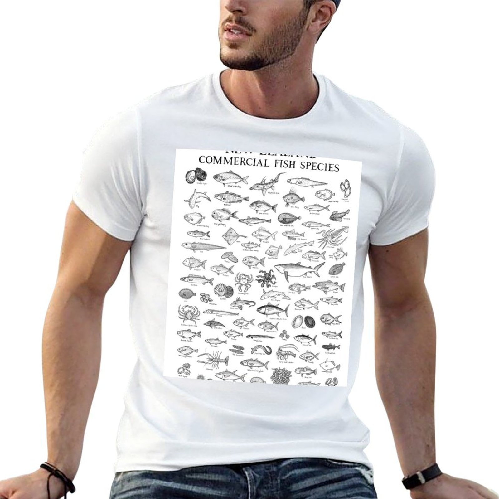 Kaos Spesies Ikan Komersial Se - Commercial Shirt Printing ulasan dan harga